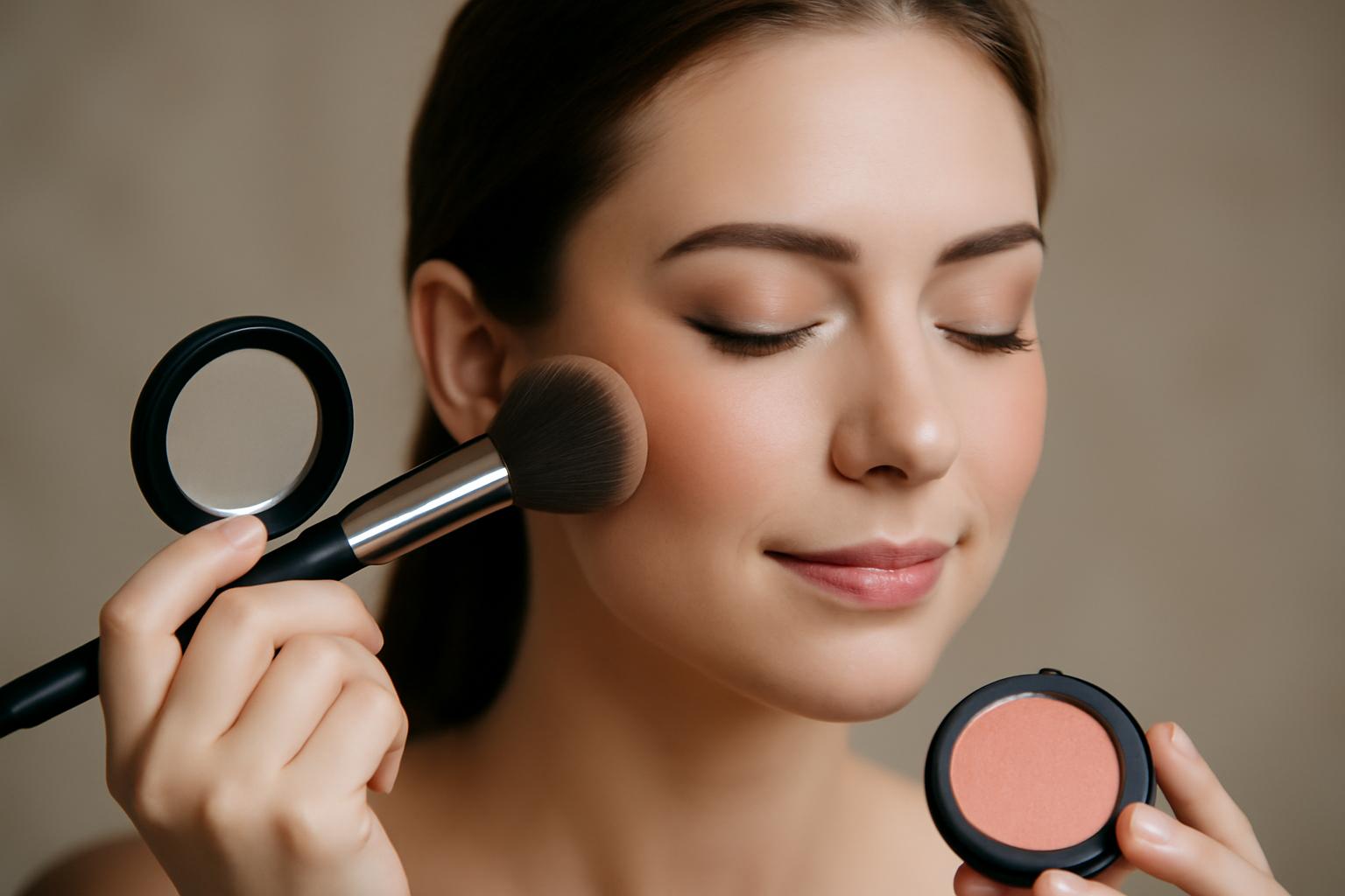 Blush stacking – technika trwałego i naturalnego rumieńca