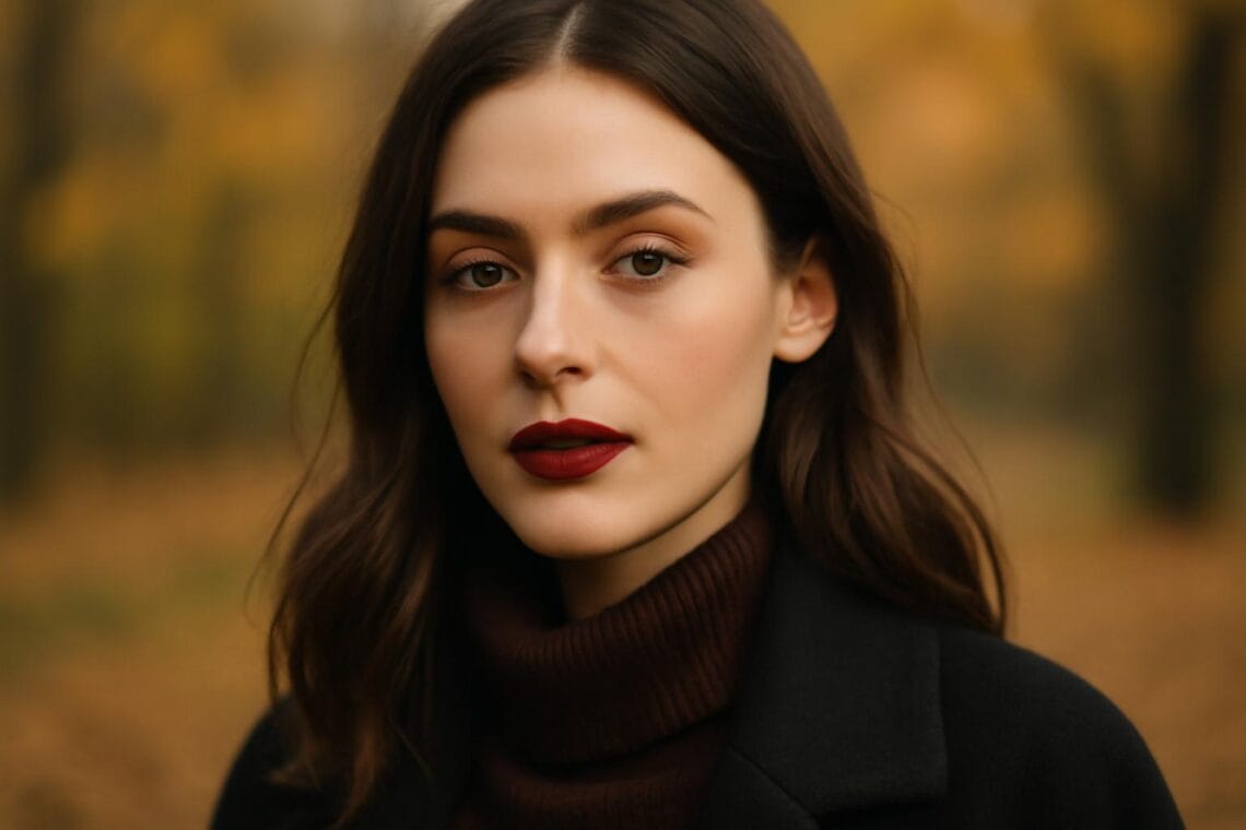 burgundowa szminka jak nosic trend jesien zima 2 1