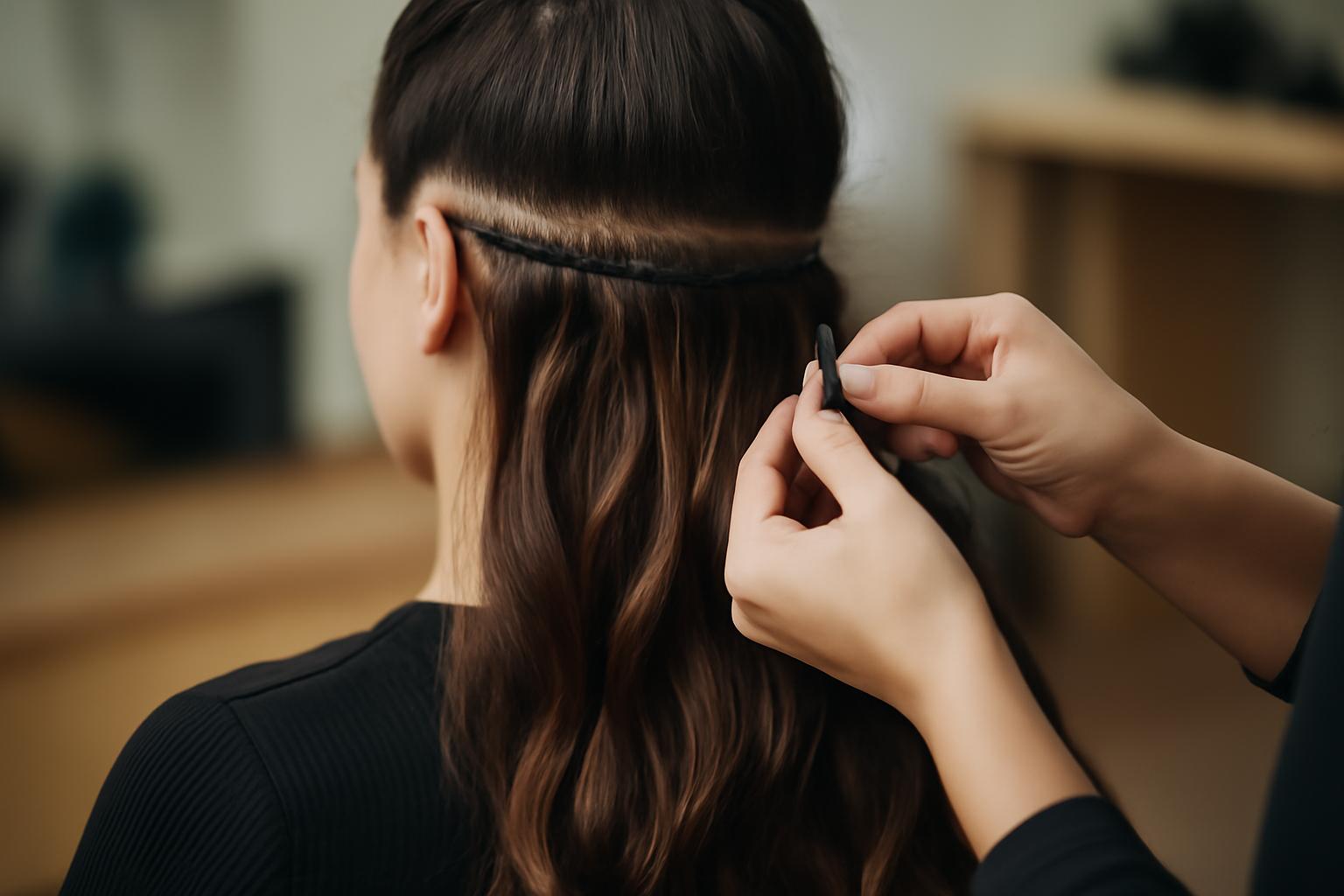 Flip-over sew-in – trwała metoda przedłużania włosów
