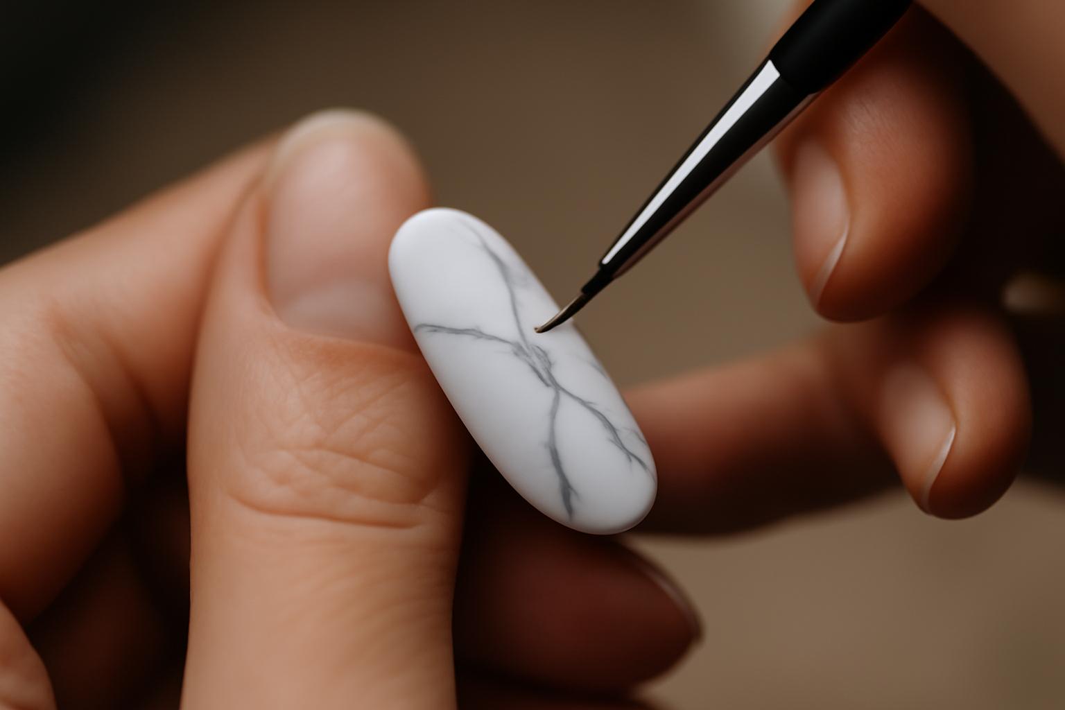 Hipnotyzujący marmurkowy manicure – pomysły i techniki