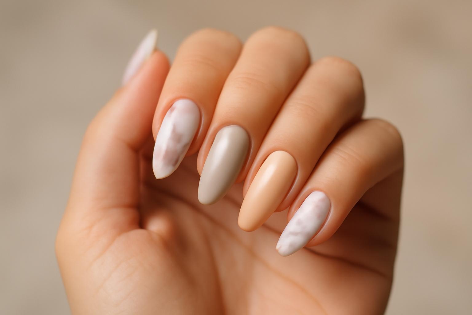 Hipnotyzujący marmurkowy manicure – pomysły i techniki