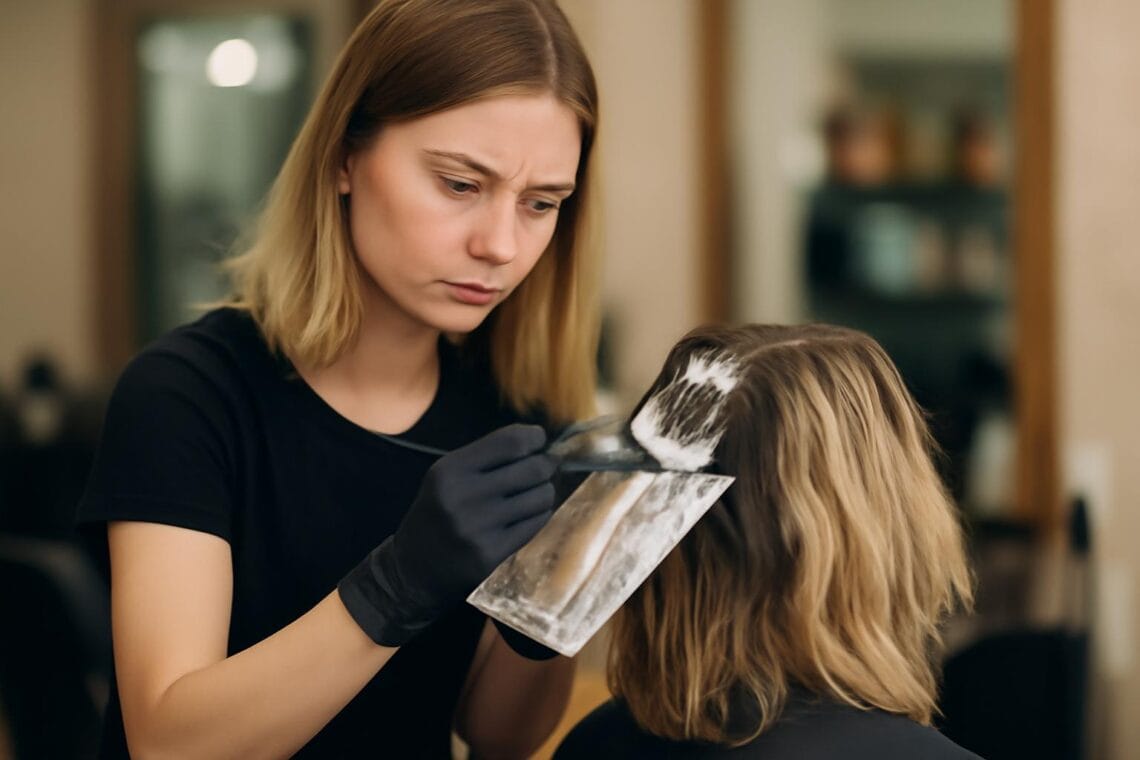 jak bezpiecznie pozbyc sie nieudanych pasemek i wyrownac kolor 2 1