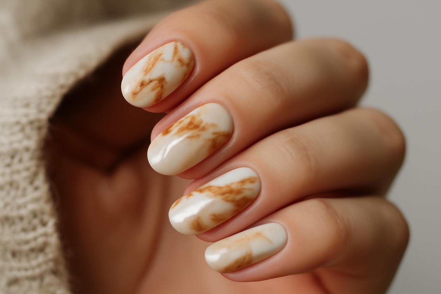 Karmelowe paznokcie – trendy, inspiracje i stylizacje