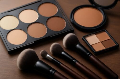 kosmetyki i pedzle do konturowania twarzy 2026 1