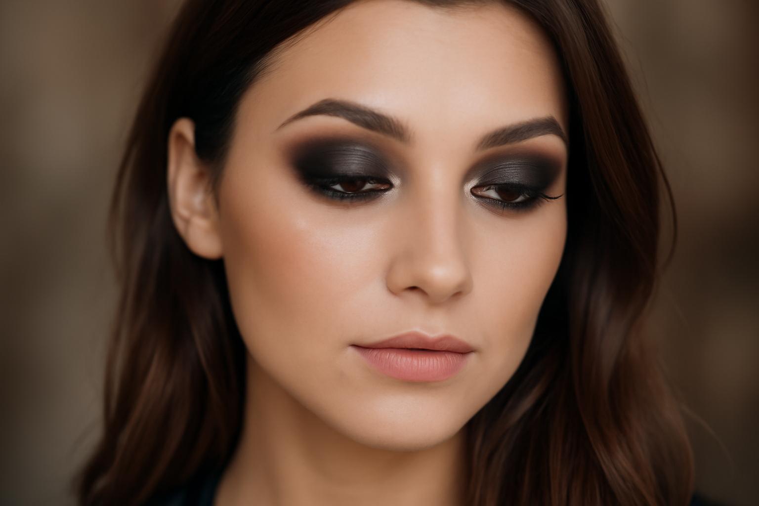 Makijaż smoky eye na brązowe oczy krok po kroku