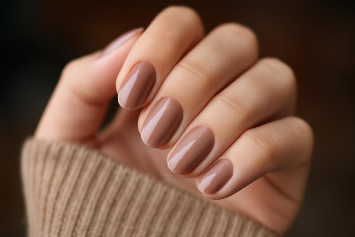 manicure w mlecznym brazie trendy style i efekt 2 1