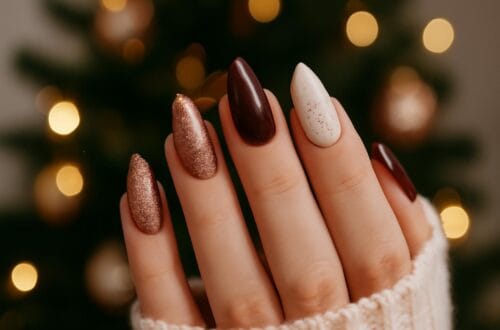 modne paznokcie migda ki na grudzien elegancja i swieta 2 1