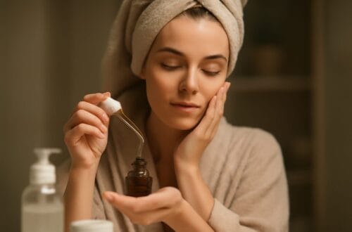 rutyna pielegnacyjna wieczorem oczyszczanie serum krem 1