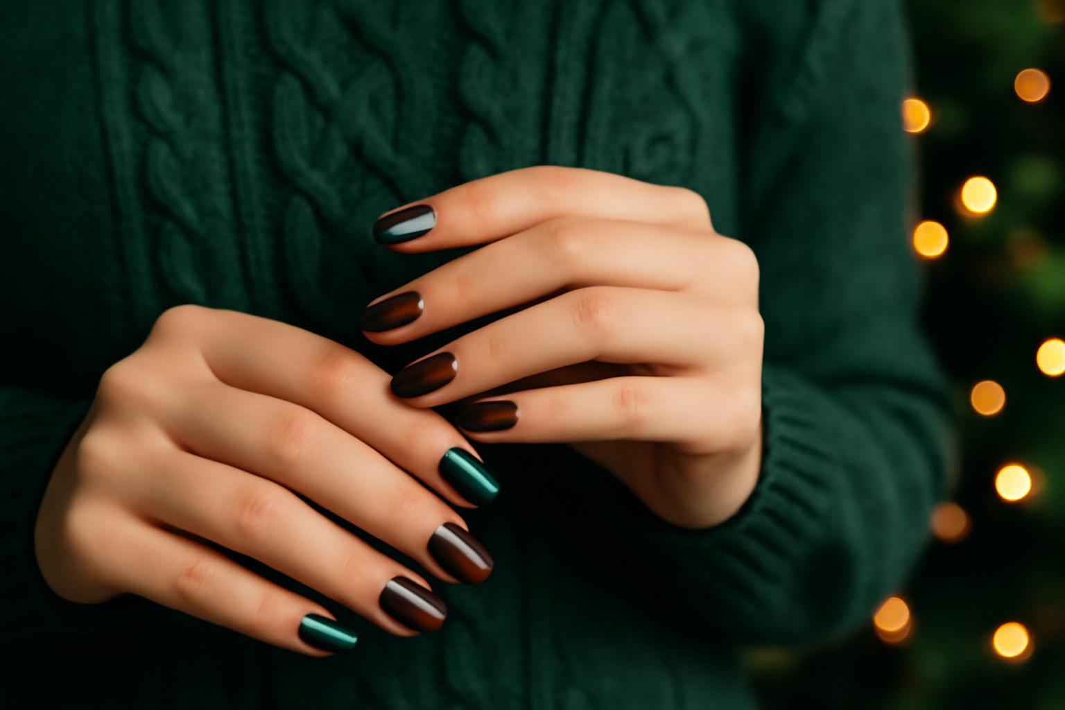 Świąteczny manicure 2026 – trendy, kolory i zdobienia