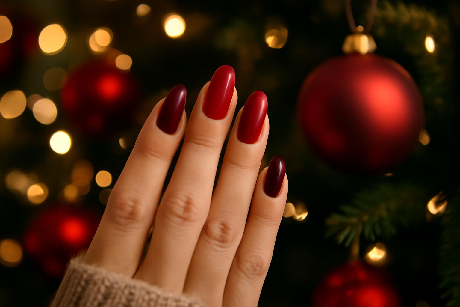 Świąteczny manicure 2026 – trendy, kolory i zdobienia