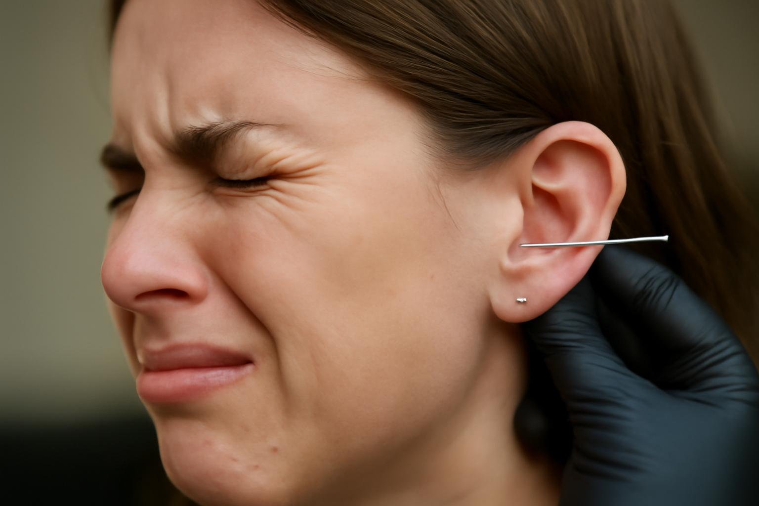 Transverse lobe piercing – przekłucie płatka ucha