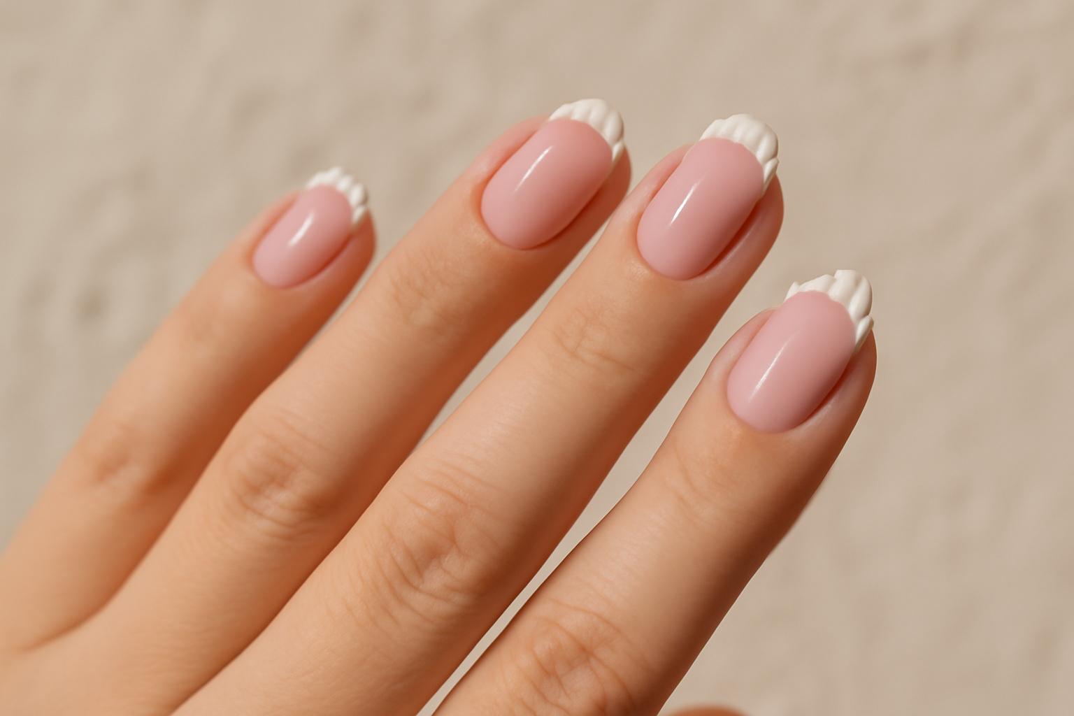 Wiosenny manicure w odcieniu millennial pink – inspiracje