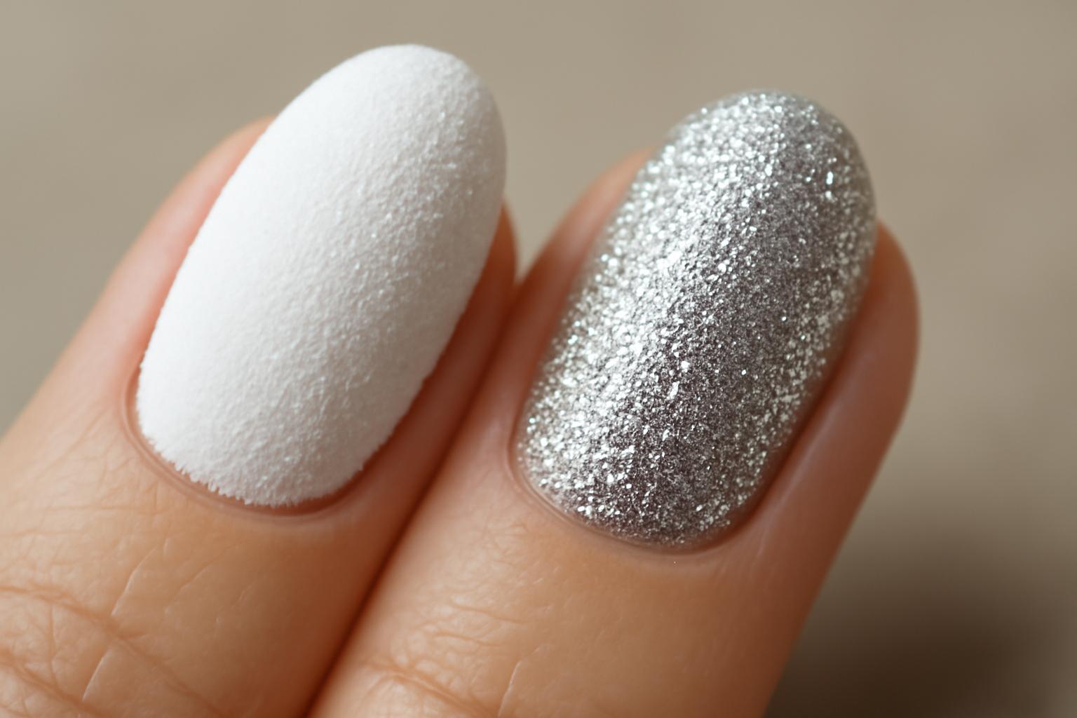 Zimowy manicure velvet i pluszowy – trendy, kolory, efekty